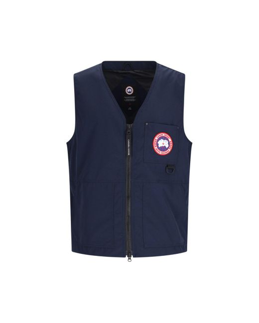 Canada Goose Blue 'canmore' Vest for men