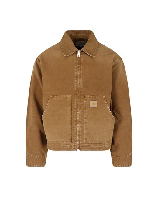 Carhartt Brown Jacket "Og Arcan" for men