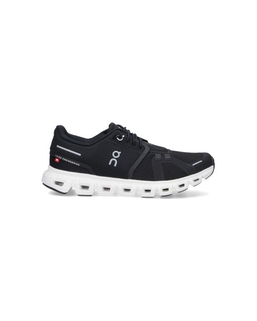 Sneakers "Cloud 6" di On Shoes in Black
