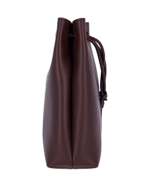 Loewe Purple "Pebble" Clutch