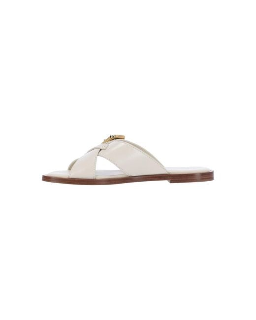 Chloé White Sandals Upper: Lamb Leather