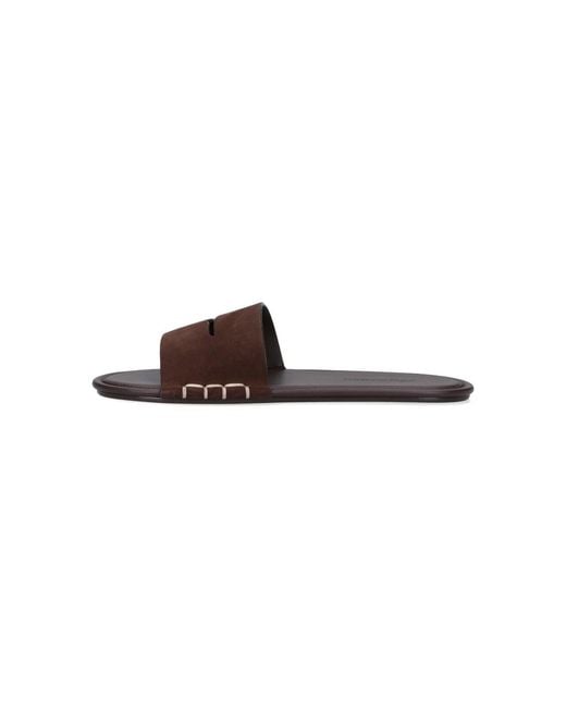 J.W. Anderson Brown "Loafer" Slides for men