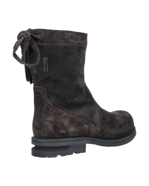 Kiko Kostadinov Black Farkas Suede Side Zip Boots for men