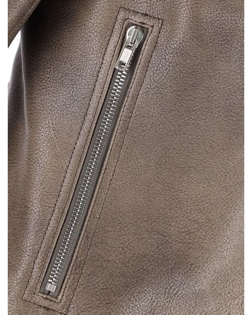 Rick Owens Gray Jacket “Release” for men
