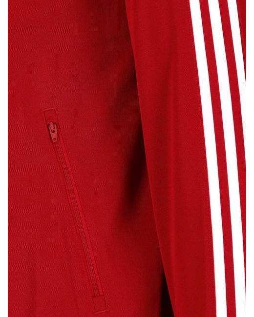 Adidas Red Zip Hoodie "Firebird" for men