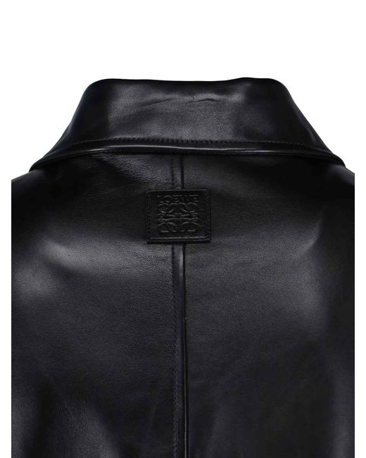 Loewe Black 'Biker' Jacket for men