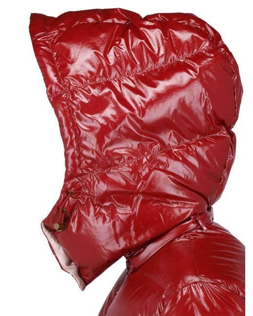 Moncler Red "Niveole" Padded Down Jacket