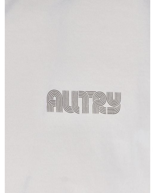 Autry White T-Shirt Logo