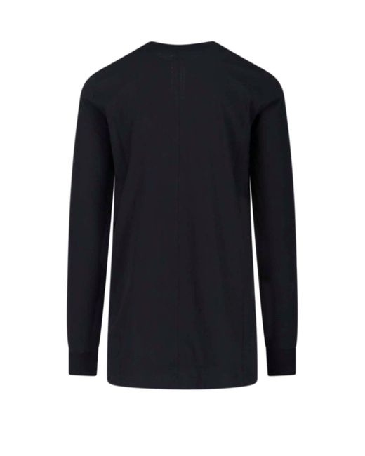 Maglietta Classica di Rick Owens in Blue da Uomo