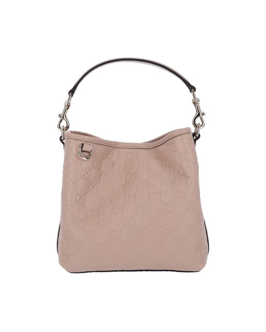 Borsa Secchiello "Gg Emblem" di Gucci in Pink
