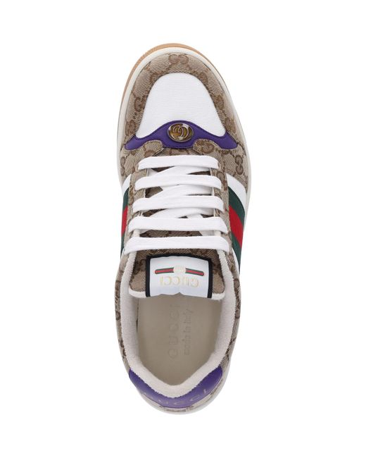 Gucci Natural "screener" Sneakers for men