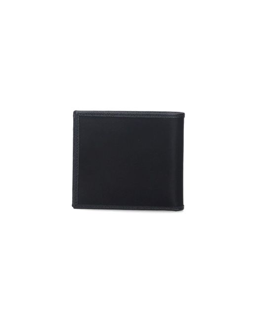 Prada Black Bifold Logo Wallet for men