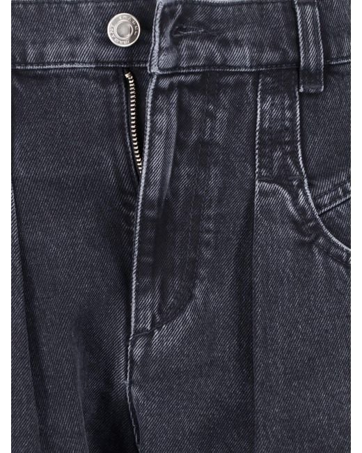 Isabel Marant Blue Wide Jeans