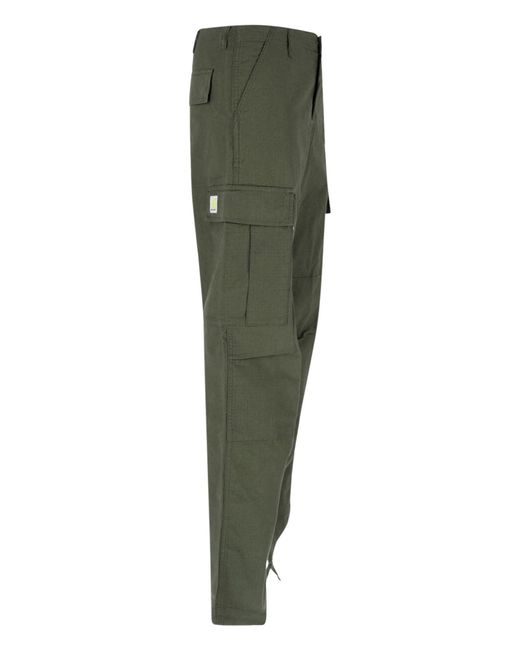 Carhartt Green Trousers Cotton for men