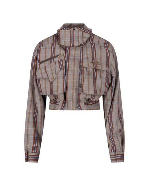 Vivienne Westwood Multicolor Cropped Jacket "Memphis"
