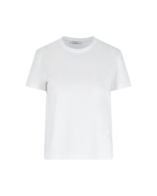 Max Mara White T-Shirt Logo