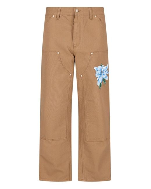 AWAKE NY Natural X Carhartt Wip 'double Knee' Trousers for men