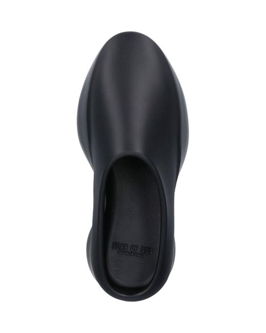 Mules "Eva Runner" di Fear Of God in Black da Uomo