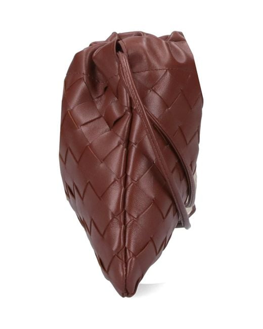Bottega Veneta Red Small Clutch "Dustbag"