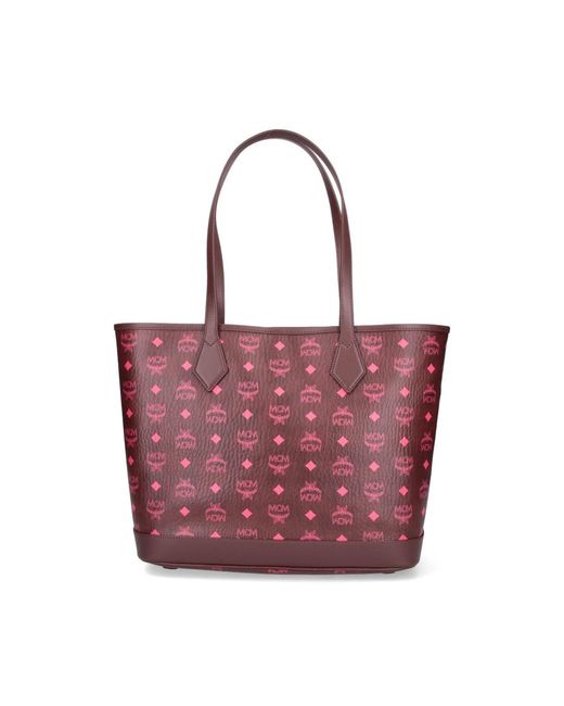 MCM Purple Tote Bag "Liz"