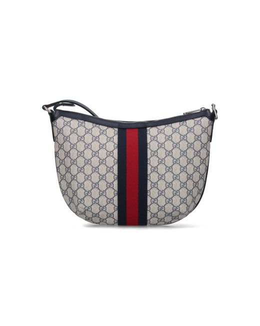 Gucci White 'ophidia' Small Crossbody Bag for men