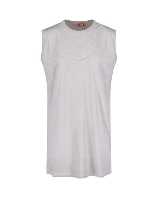DIESEL White Tank Top