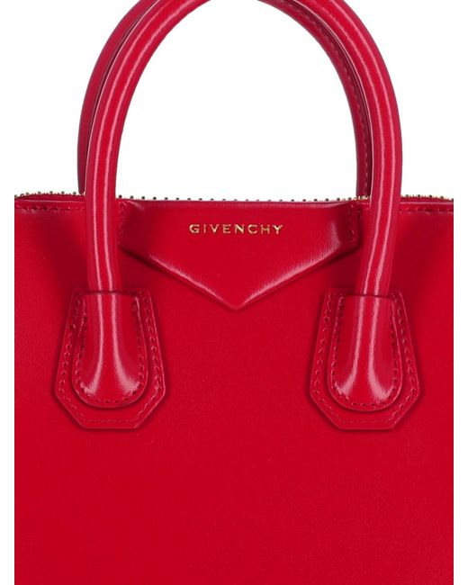 Givenchy Red Mini Handbag "Antigona"