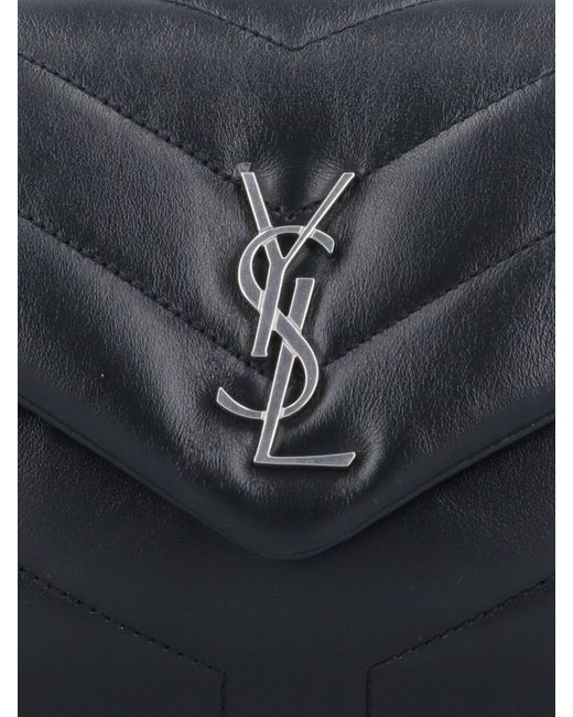 Saint Laurent Black 'loulou' Mini Bag