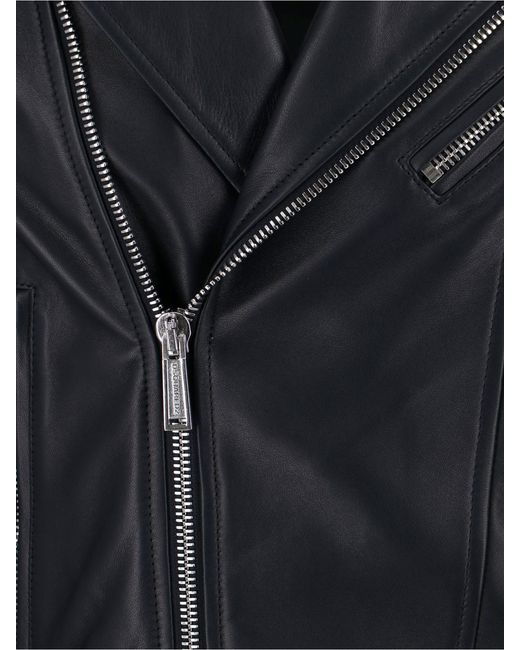 DSquared² Black 'Biker' Jacket for men