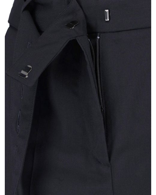 Eudon Choi Blue Tailored Pants