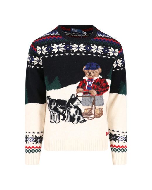 Polo bear top jumper mens