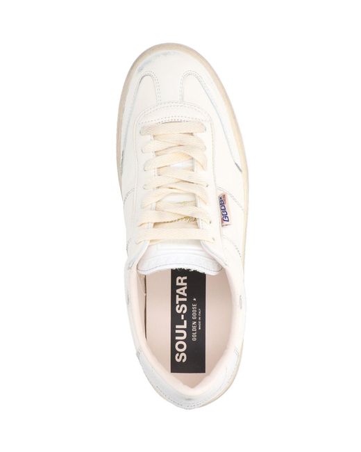 Golden Goose Deluxe Brand White "Soul Star" Sneakers for men