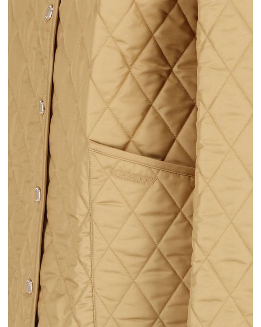 Burberry Natural Quilted Jacket