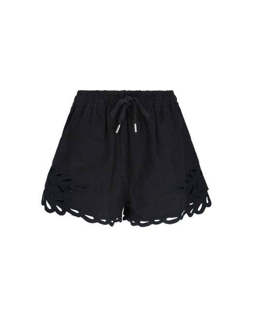 Pantaloncini "Safa" di Isabel Marant in Black