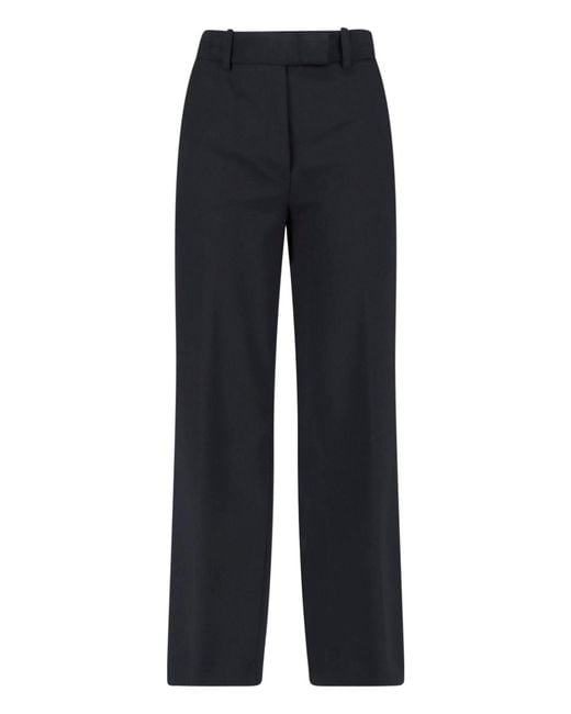 Calvin Klein Blue Stretch Tailored Trousers