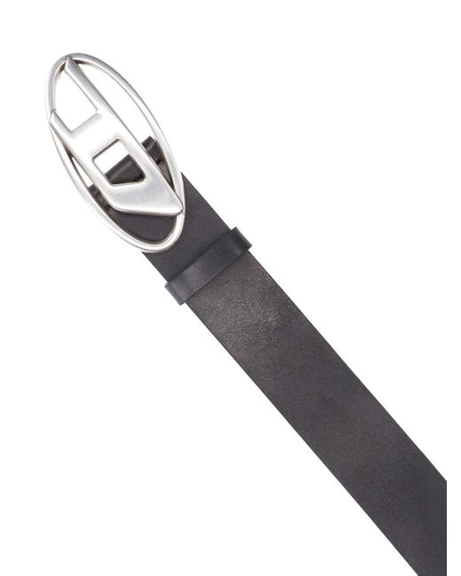DIESEL Black Belts Leather for men