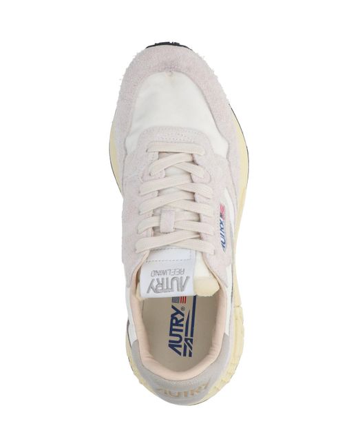 Autry White "reelwind Low" Sneakers for men