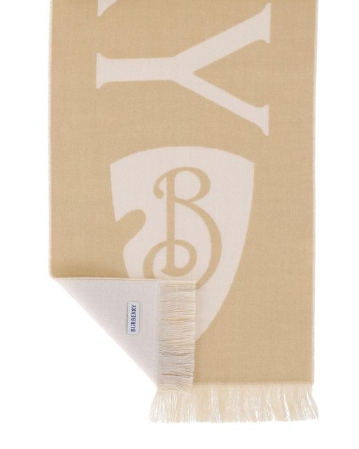 Burberry Natural B Shield Reversible Scarf