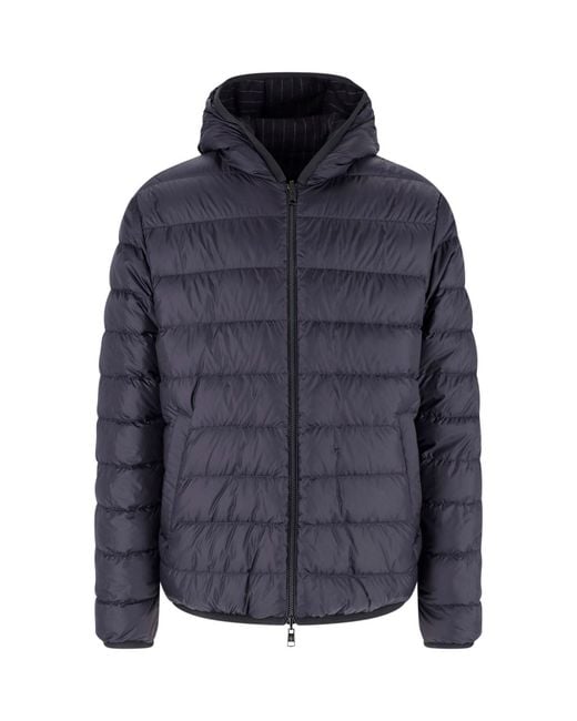 Moncler Blue Reversible Down Jacket “Ceze” for men