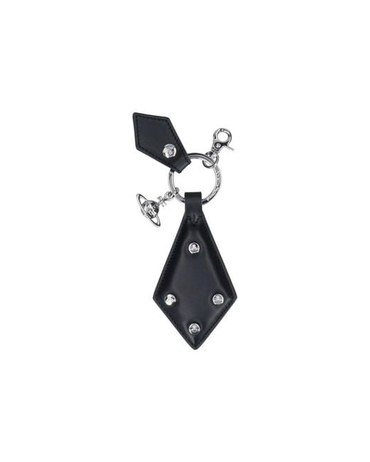 Vivienne Westwood White Keychains Calf Leather