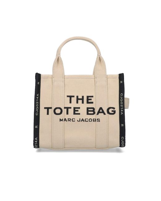 Marc Jacobs Natural Mini Tote Bag 'the Jacquard'