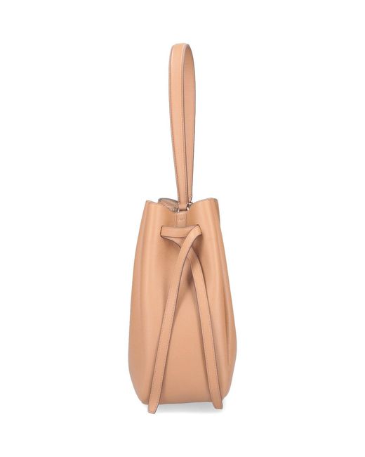 Tory Burch Natural Large Bucket Bag "Romy"