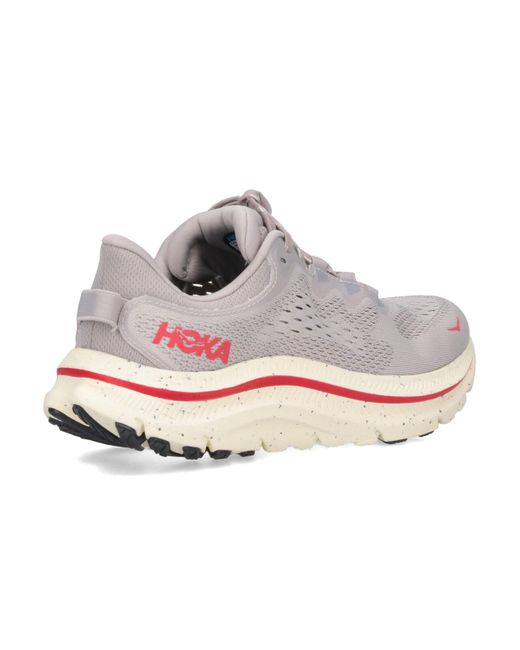 Hoka One One Pink Sneakers Upper: Textile