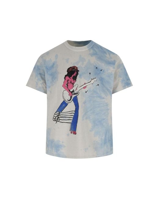 ERL Blue T-Shirts And Polos Cotton