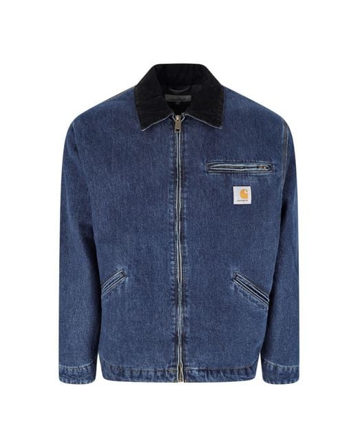 Carhartt Blue Jacket “Og Detroit” for men