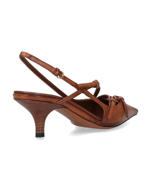 Miu Miu Brown Slingback Pumps