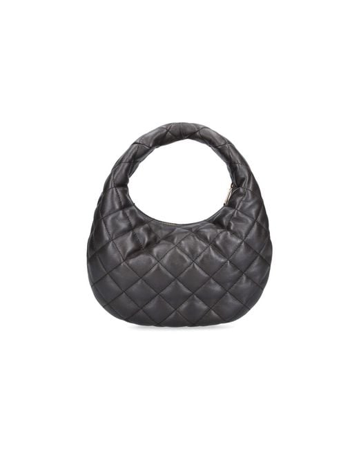 Saint Laurent Black Hobo Bag "Icarino"