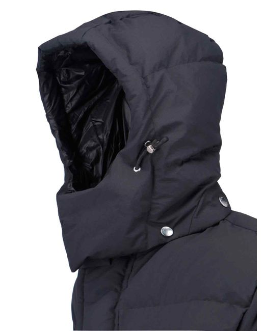 Sacai Blue Hooded Down Jacket for men