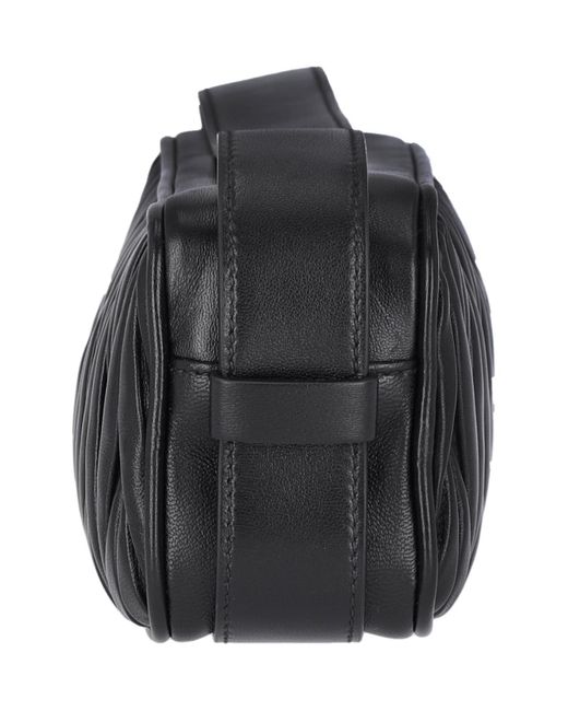 Miu Miu Black Matelassé Shoulder Bag