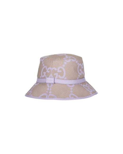 Gucci Pink 'jumbo Gg' Bucket Hat